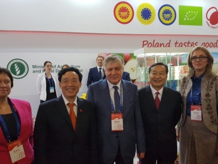 Polska żywność na targach rolnych w Chinach